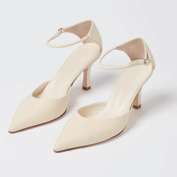 AEYDE Selma cream leather color Pointed Toe Pump (Women) SIZE 37 - Picture 2 of 13